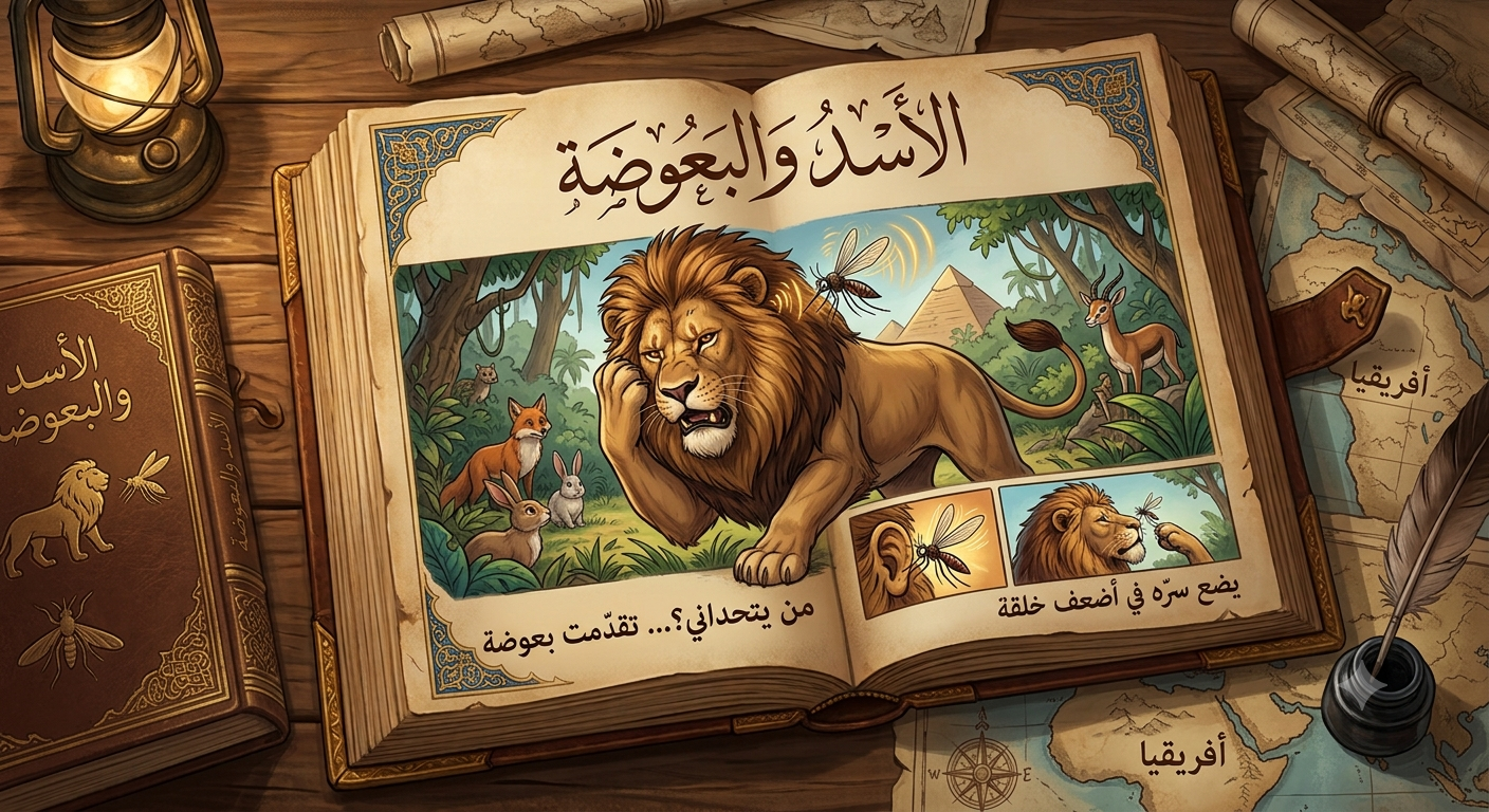 الأسد والبعوضة