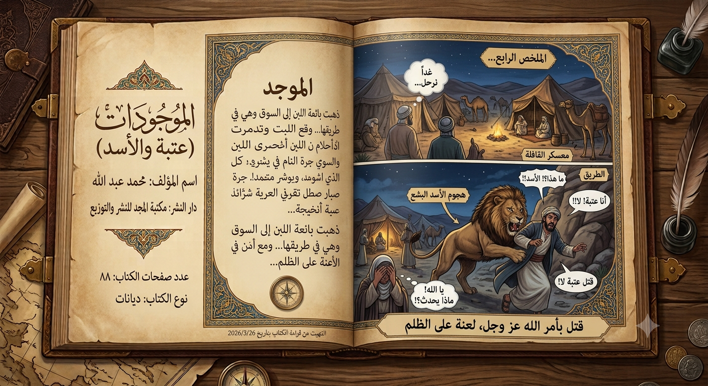 الموجودات( عتبة والاسد )